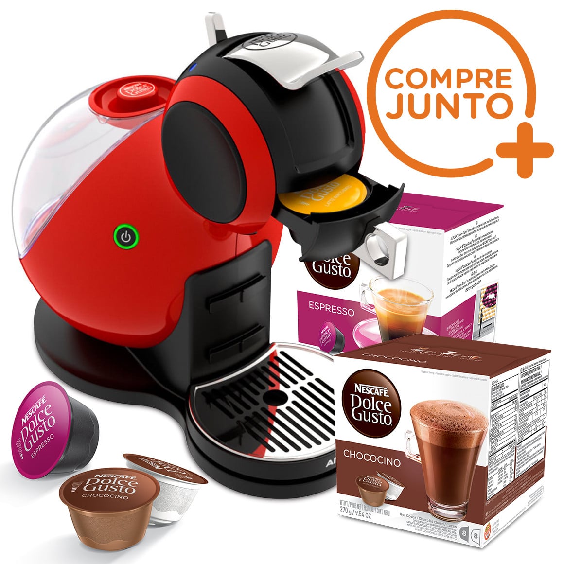 ドルチェグスト ネスカフェ レッドエスプレッソマシン Gusto Dolce Nespresso GENIO タッチ エス Touch(ジェニオ S コーヒーメーカー・エスプレッソマシン