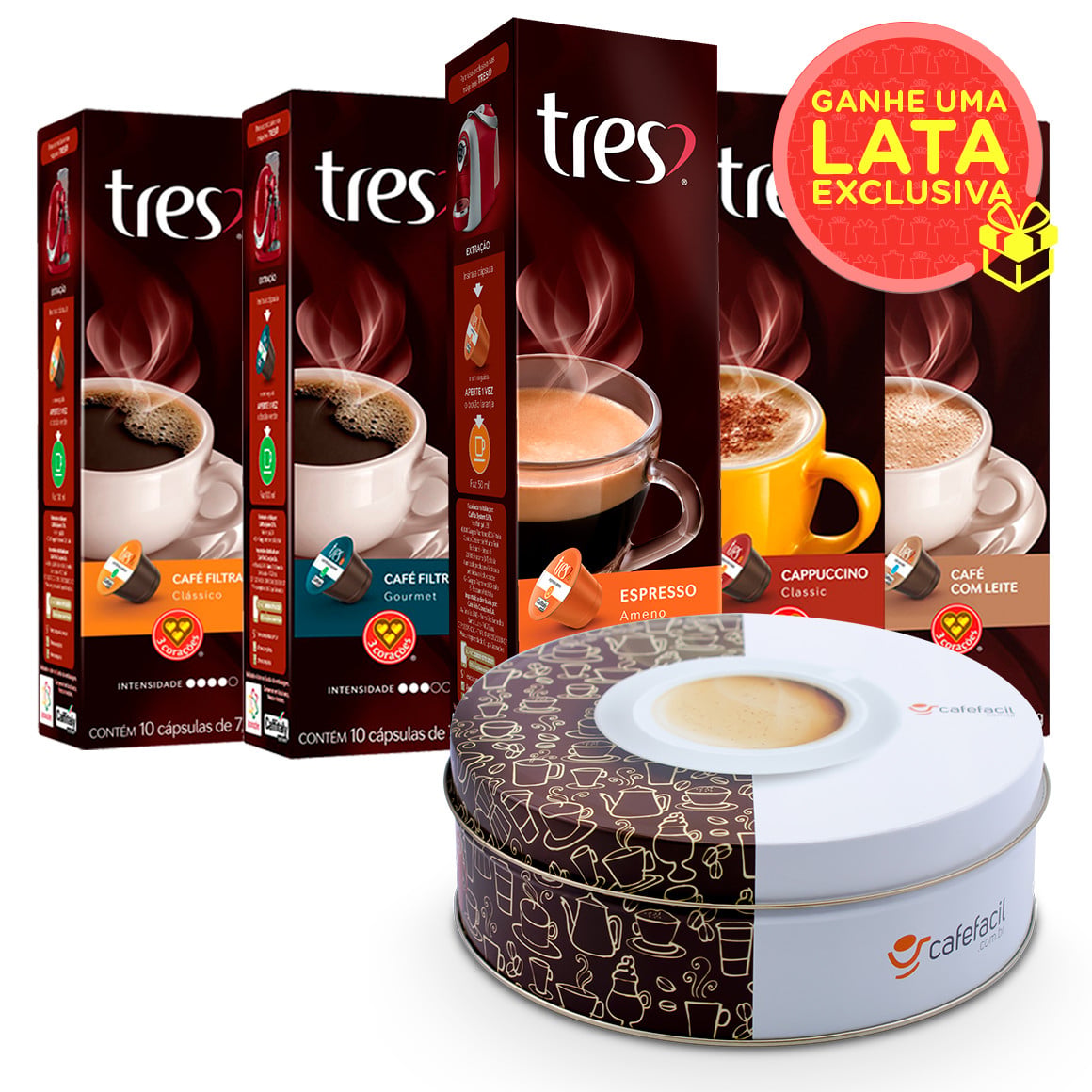 atama　ちょろごんブレスイルル3枚セット kit-mix-3-coracoes-ganhe-lata-