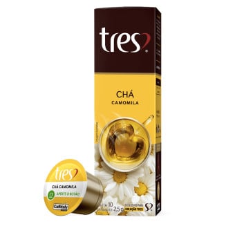 Cápsulas de Chá de Camomila 3 Corações - 10 un
