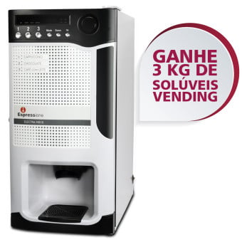 Máquina Electra Mix III Versão Solúvel Espressione Branca + 3 kg de Solúveis