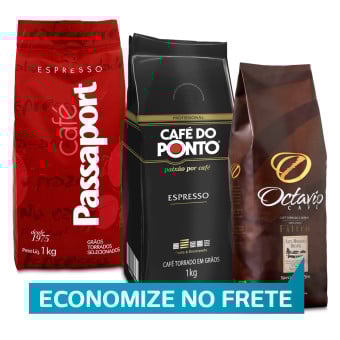 Kit Cafés em Grão e Moído