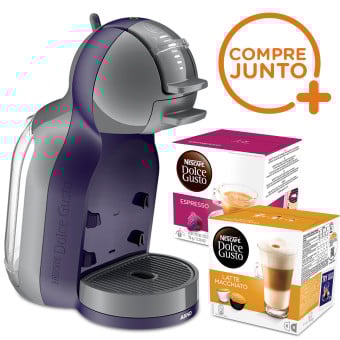 Cafeteira Expresso Dolce Gusto Mini Me Automática Roxa 110v + 32 cápsulas