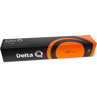 Cápsula de Café Delta Q Aqtivus Intensidade 8 - 10 Cápsulas