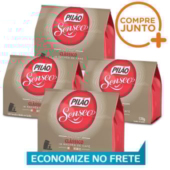 Kit Sachê Soft Senseo Pilão Clássico