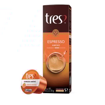 Cápsulas de Café Espresso Ameno 3 Corações - 10 un