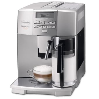 Cafeteira Expresso Delonghi Automática ESAM 04.350 S Magnifíca Cappuccino Prata