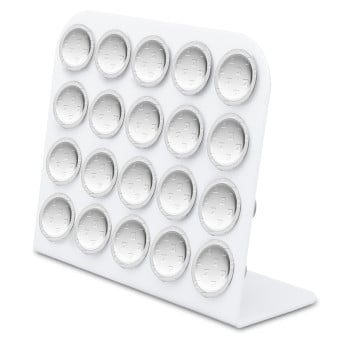 Porta Cápsula Acrílico Nespresso Branco - 20 un.