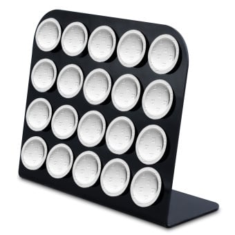 Porta Cápsula Acrílico Nespresso Preto - 20 un.