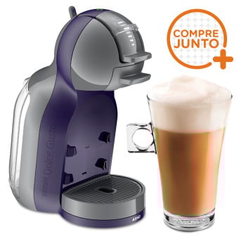 Cafeteira Expresso Dolce Gusto Mini Me Automática Roxa 110v + 1 Taça de Café Dolce Gusto 268ml