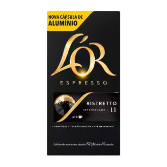 Cápsulas de Café L'or Ristretto - Compatíveis com Nespresso® - 10 un.