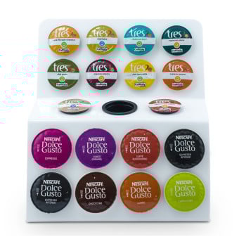 Porta Cápsula Liberty - 18 un - Branco