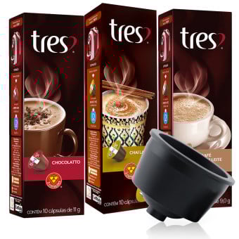 Kit Multicap Mais bebidas Quentes 3 corações