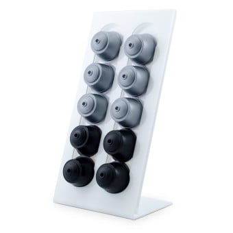 Porta Cápsula Acrílico Dolce Gusto Vert Branco - 10 un