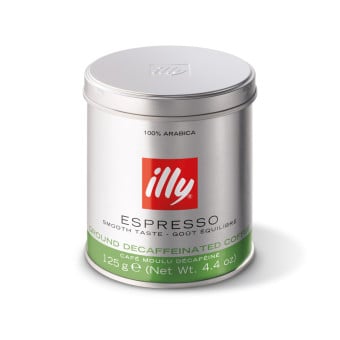Café Moído Filtrado ILLY CAFFE Descafeinado Lata 125gr