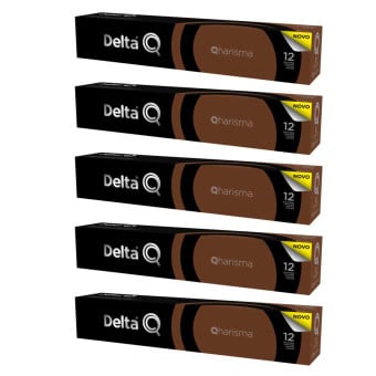 Kit Cápsula de Café Delta Q Qharisma Intensidade 12 - 50 Cápsulas