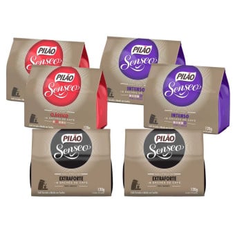Kit Café em Sache Senseo Pilão Degustações