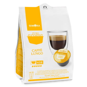 Cápsulas Compatível Dolce Gusto Lungo Gimoka - 16 un