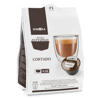 Cápsulas Compatível Dolce Gusto Cortado Gimoka - 16 un