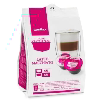 Cápsulas Compatível Dolce Gusto Latte Machiatto Gimoka - 16 un