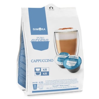 Cápsulas Compatível Dolce Gusto Cappuccino Gimoka - 16 un