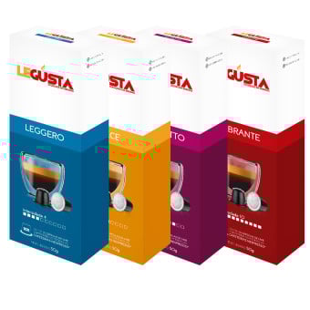 Kit Degustação Legusta - Compatíveis com Nespresso® - 40un