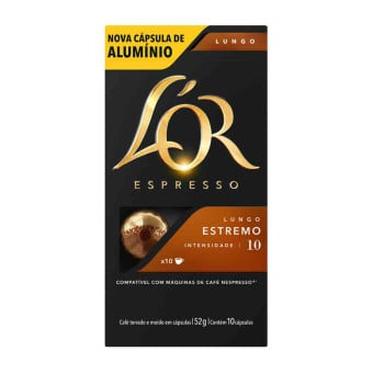 Cápsulas de Café L'or Lungo Estremo - Compatíveis com Nespresso® - 10 un.