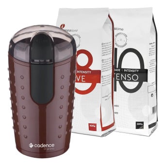 Moedor de Café Di Grano + Café em Grãos Espressione 1kg