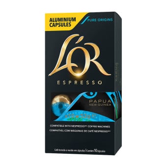 Cápsulas de Café L'or Papua - Compatíveis com Nespresso® - 10 un.