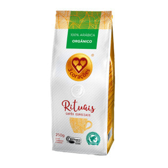 Café Torrado e Moído Três Corações Rituais Orgânico - 250g