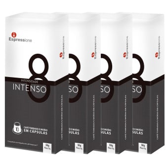 Capsulas de café compatíveis Nespresso Espressione Intenso - 40 Cápsulas