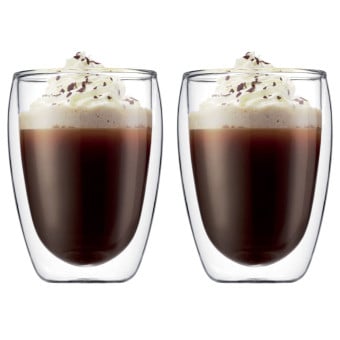 Copo Parede Dupla Bodum Pavina 350ml - 2 unidades