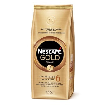 Café Torrado e Moído NESCAFÉ Gold Suave 250g