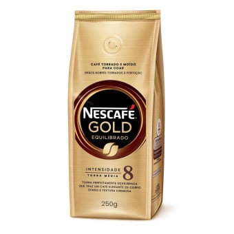 Café Torrado e Moído NESCAFÉ Gold Equilibrado 250g