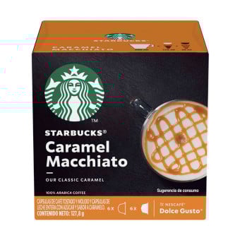 Cápsulas Nescafé Dolce Gusto Starbucks Caramel Macchiato 12un. - Nestlé