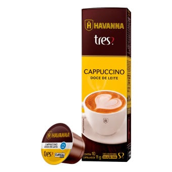 Cápsulas de Cappuccino Doce de Leite Havanna 3 Corações - 10 un