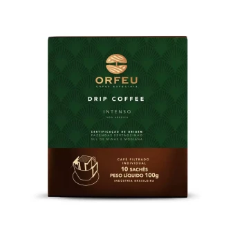 Café em Pó Drip Coffee Orfeu Intenso 10 sachês