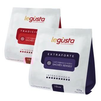 Kit Café Compatível Senseo Legusta 30 un