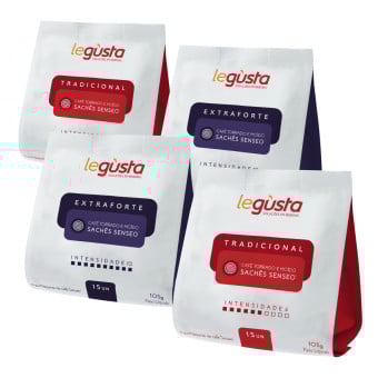 Kit Café Compatível Senseo Legusta 60 un