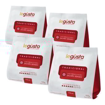 Kit Café Compatível Senseo Legusta Tradicional 60 un