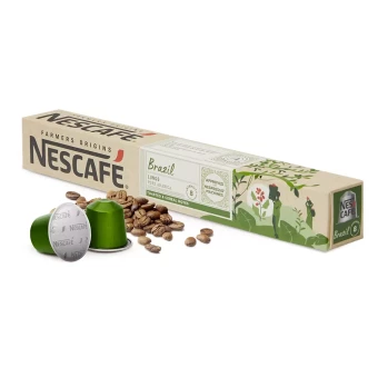 Cápsulas Nescafé Farmers Origins Brazil - 10 cápsulas
