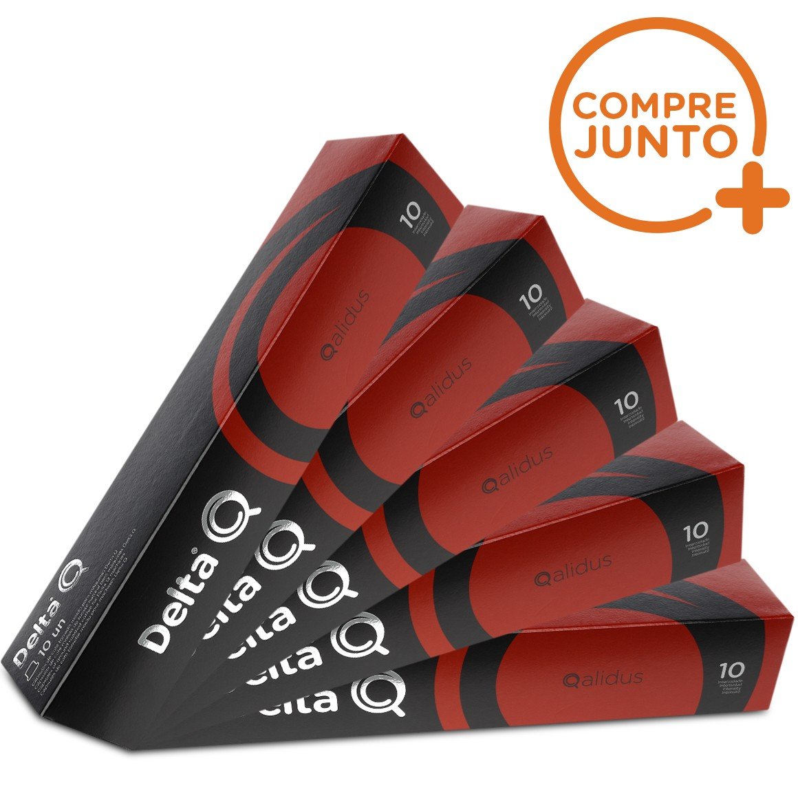 Café Fácil Cápsula de Café Delta Q Qalidus Intensidade