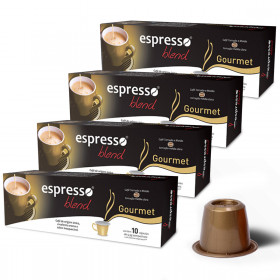 Kit Cápsulas de Café Espresso Blend Gourmet - Compatíveis com Nespresso® - 40 un.