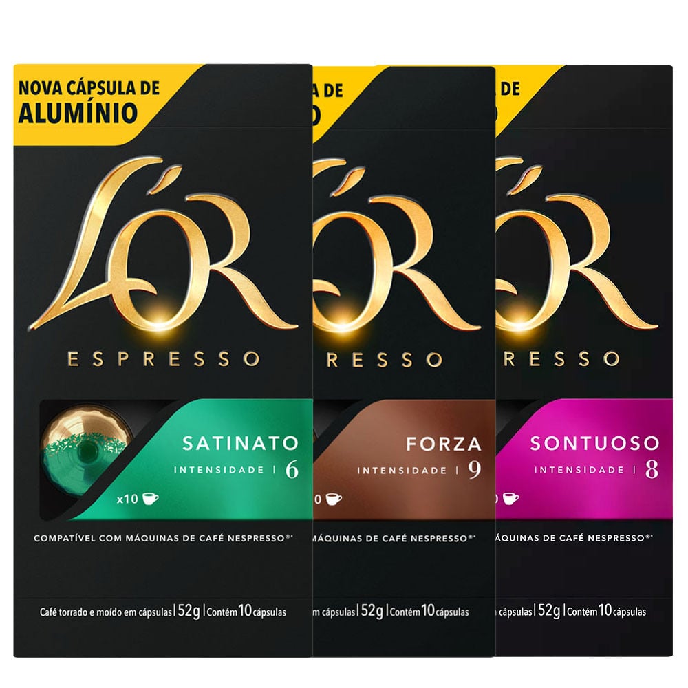 Café Fácil Cápsulas de Café Compatíveis com Nespresso Lor