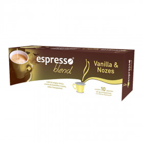 Cápsulas de Café Espresso Blend Vanilla e Nozes - Compatíveis com Nespresso® - 10 un.