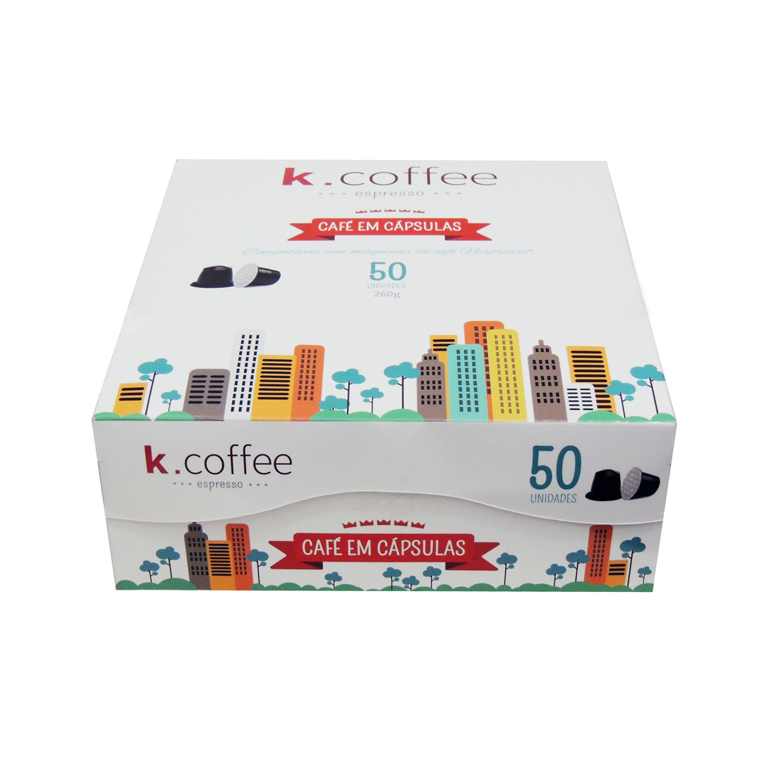 Cápsulas de Café Compatíveis Nespresso K.Coffee - 50 un.