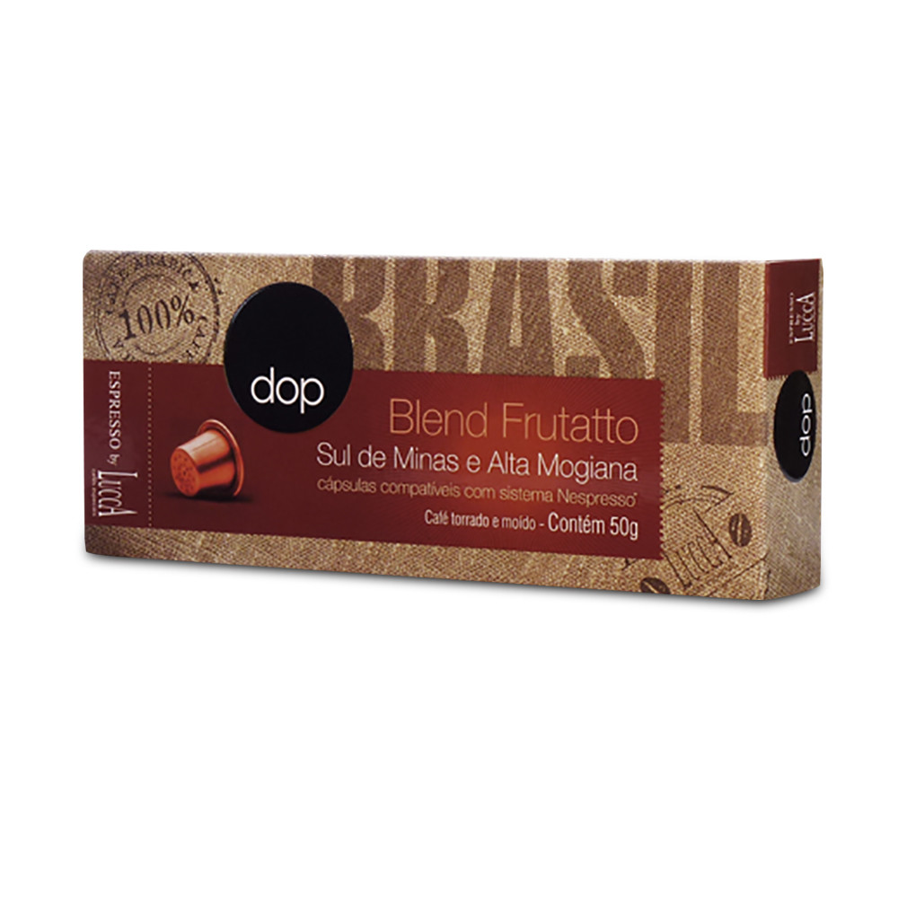 Cápsulas de Café Compatíveis com Nespresso Dop Blend Frutatto com 10 unidades