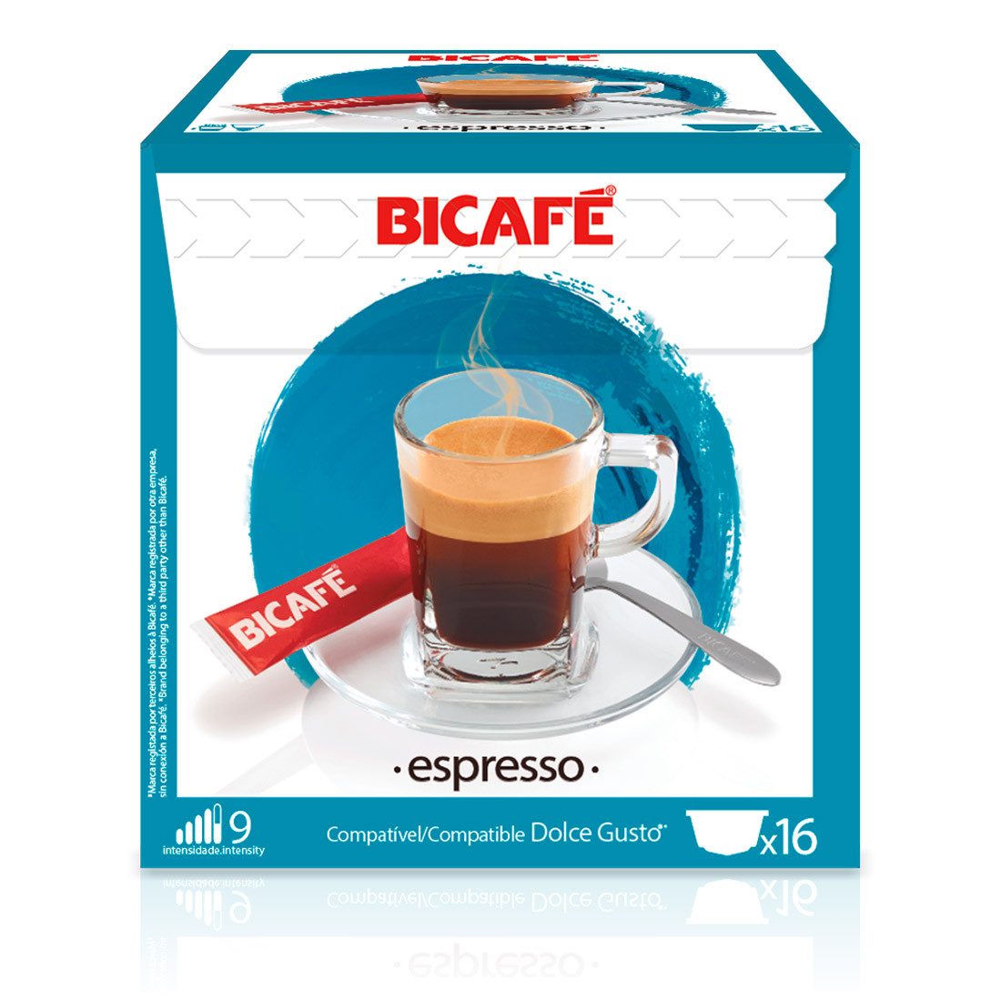 Cápsulas Compatível Dolce Gusto Espresso Bicafé - 16 un