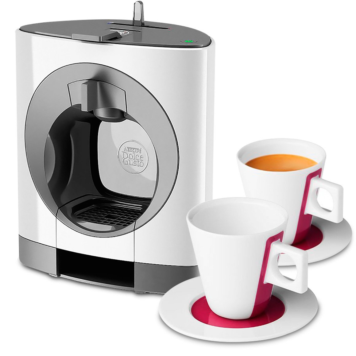 Café Fácil Cafeteira Expresso Dolce Gusto Oblo Branca 110v + 2