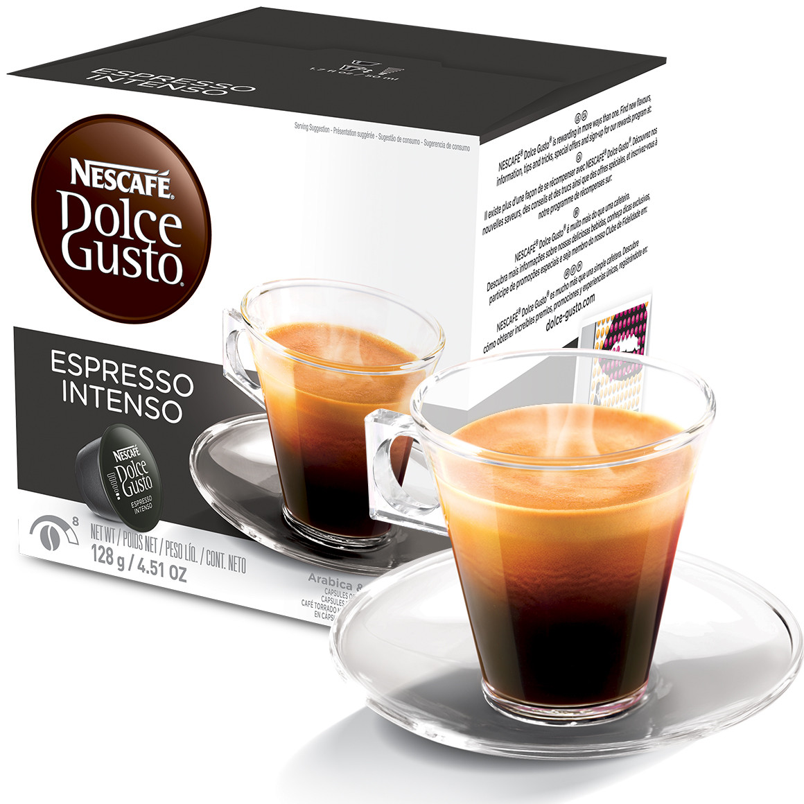Cápsula Nescafé Dolce Gusto Café Espresso Intenso 16 Cápsulas - Nestlé