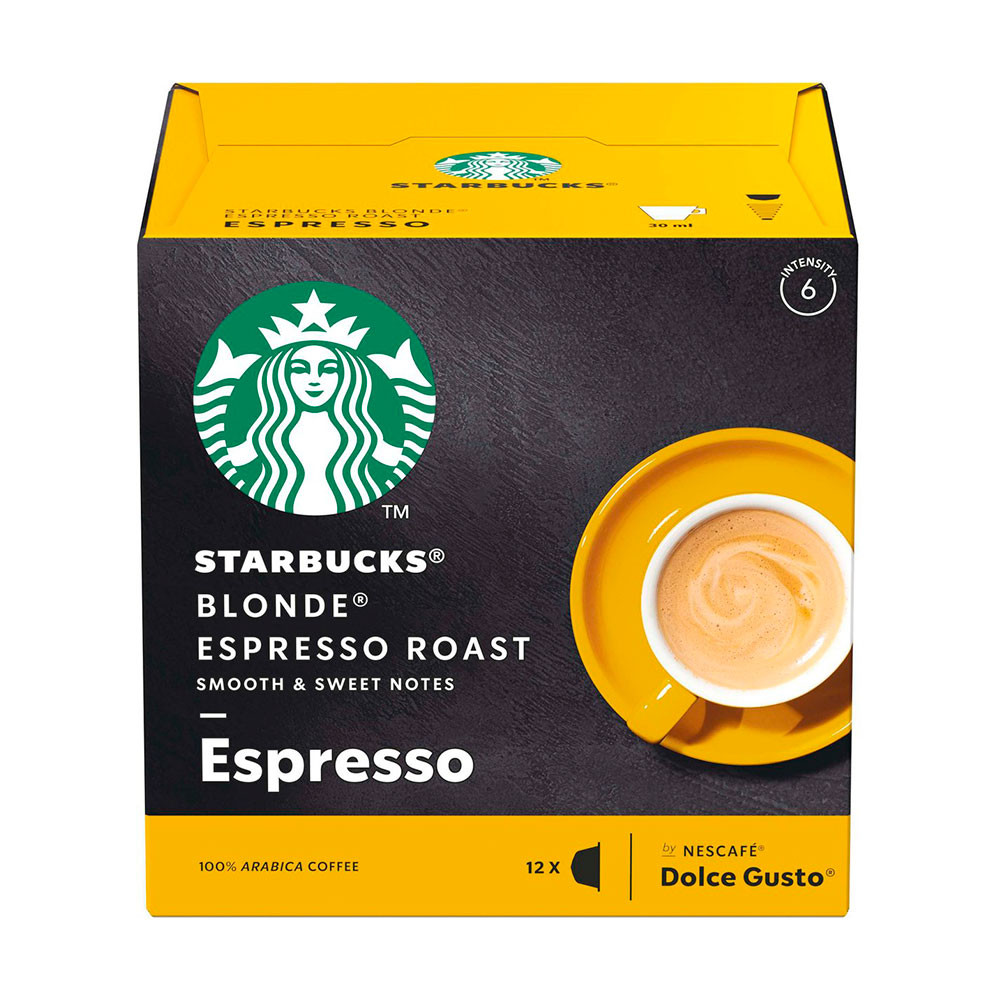 Cápsulas Nescafé Dolce Gusto Starbucks Blonde Espresso Roast 12un. - Nestlé
